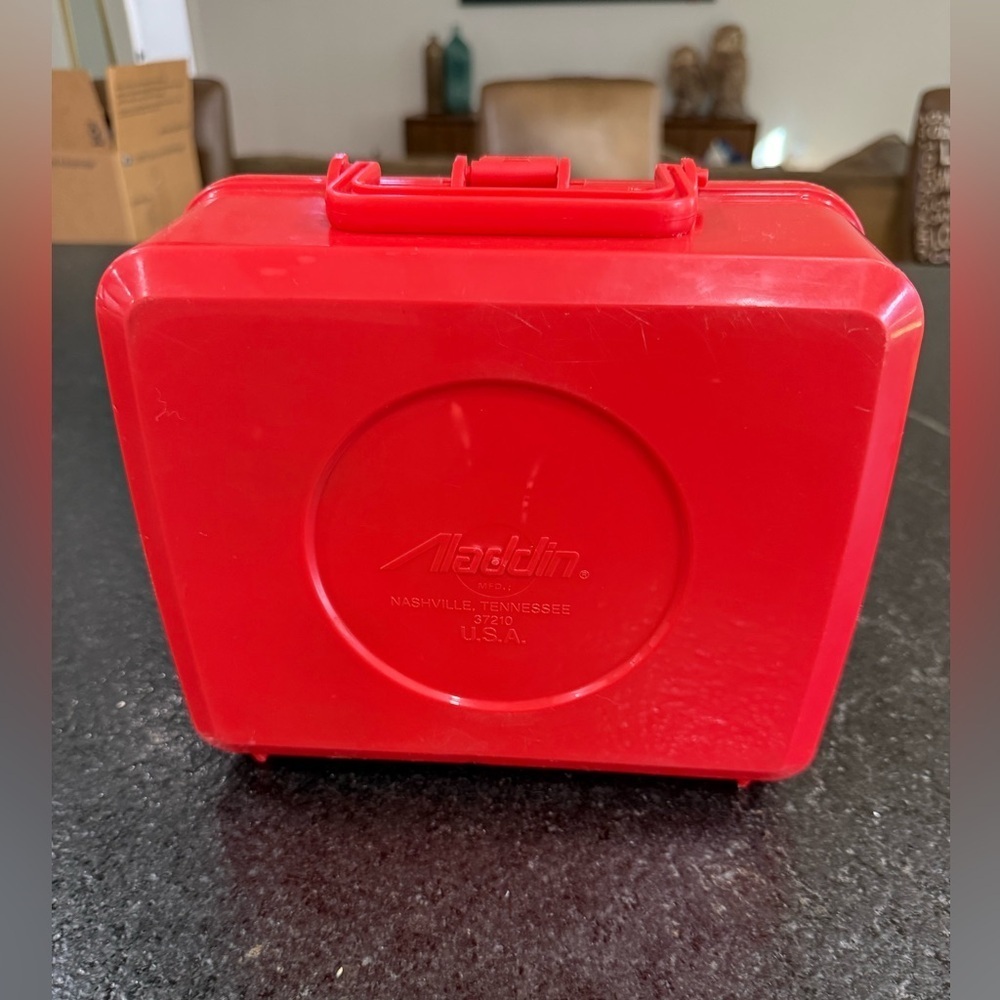 Vintage 1995 Peanuts Lunchbox by Aladdin w/ Thermos – Good Pre-Owned Condition - Picture 5 of 14